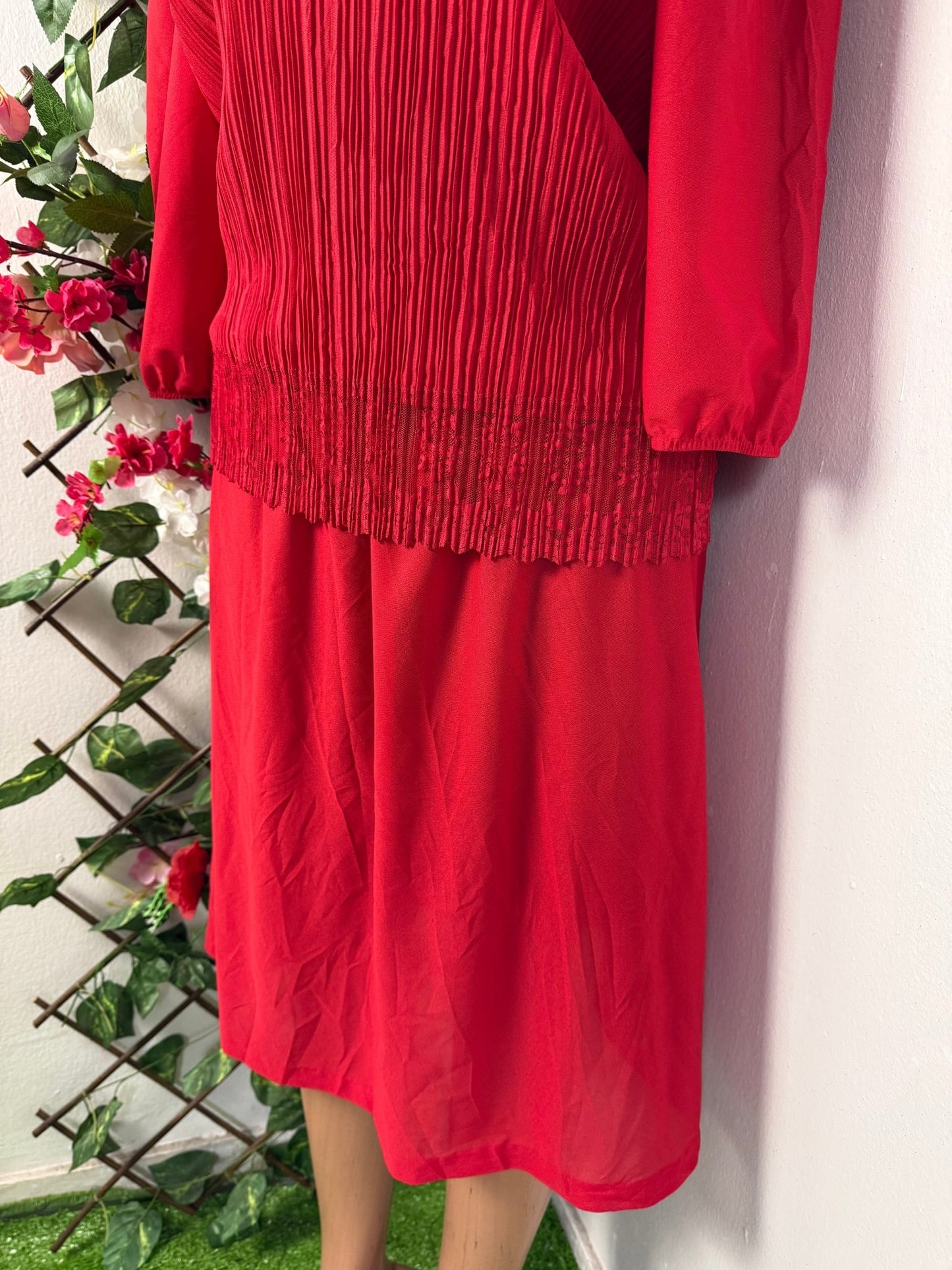 Robe mi longue manche longue - Perluna Store - kinshasa