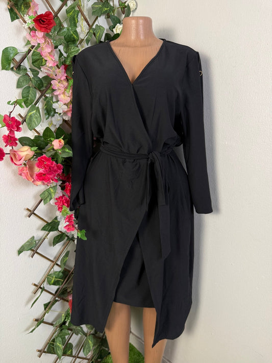 Robe mi longue pente asymétrique  - Perluna Store - kinshasa