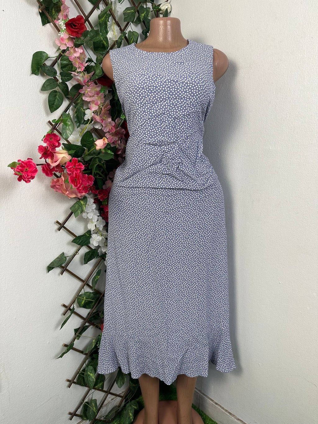 Robe - mi longue sans manches - Perluna Store - kinshasa