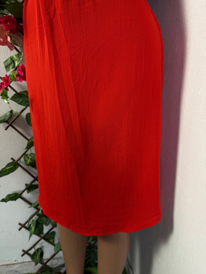 Robe mi longue sans manches - Perluna Store - kinshasa