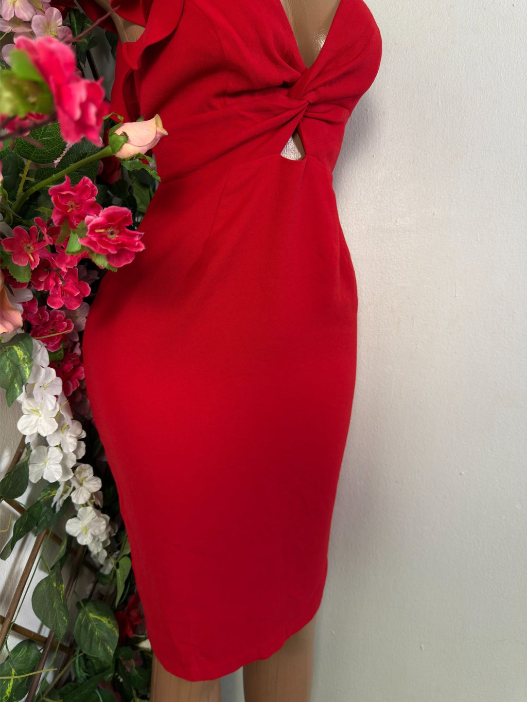 Robe moulante à fine bretelles dénudée - Perluna Store