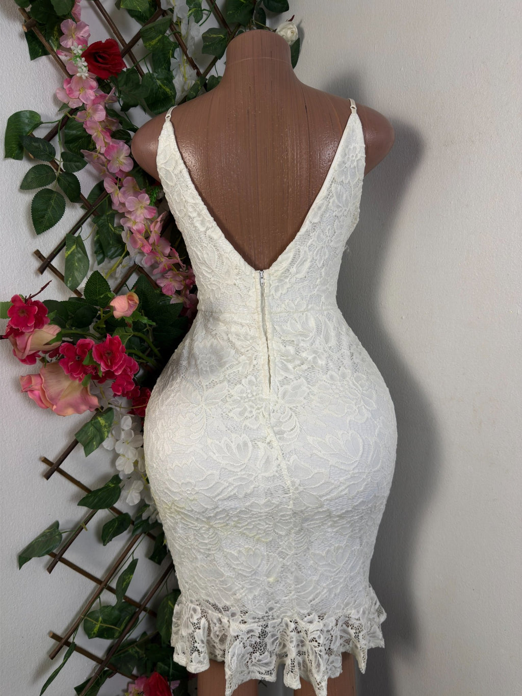 Robe moulante à fine bretelles imprimée betelles - Perluna Store