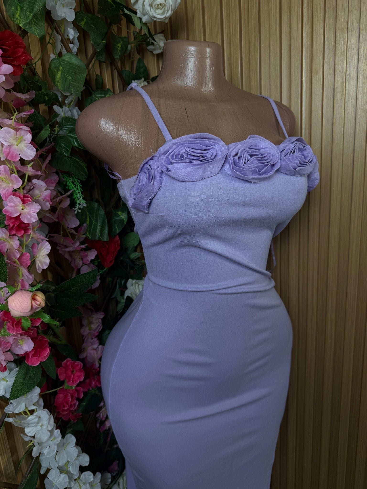 Robe moulante à fines bretelles dos-nu - Perluna Store