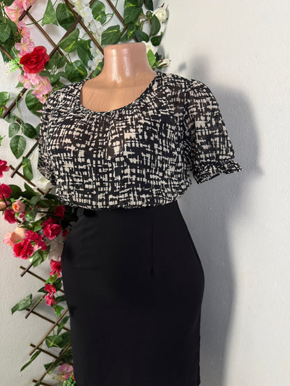 Robe moulante a top voilée - Perluna Store - kinshasa