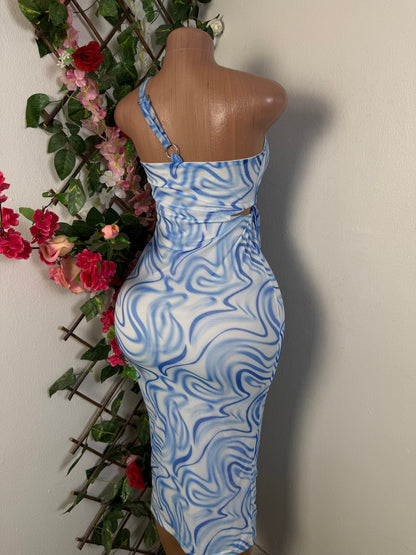 Robe moulante à une bretelle  - Perluna Store - kinshasa
