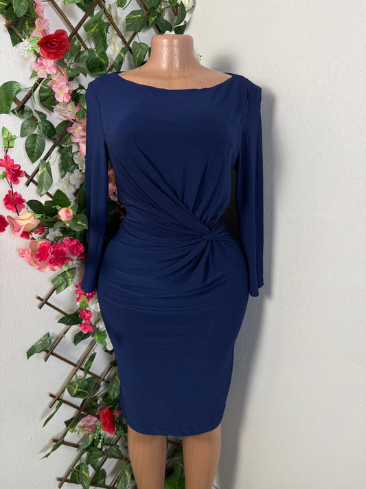 Robe moulante drapé  - Perluna Store - kinshasa