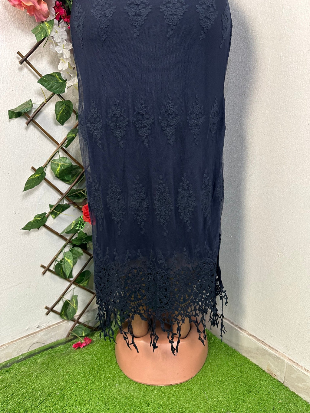 Robe moulante longue à fine bretelle - Perluna Store - kinshasa