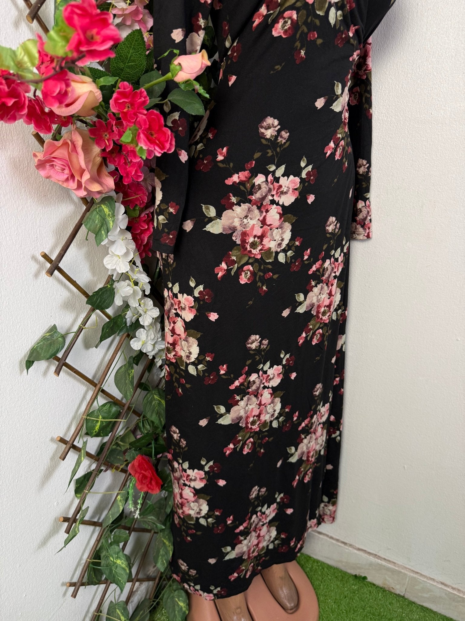 Robe moulante longue manche longue - Perluna Store - kinshasa