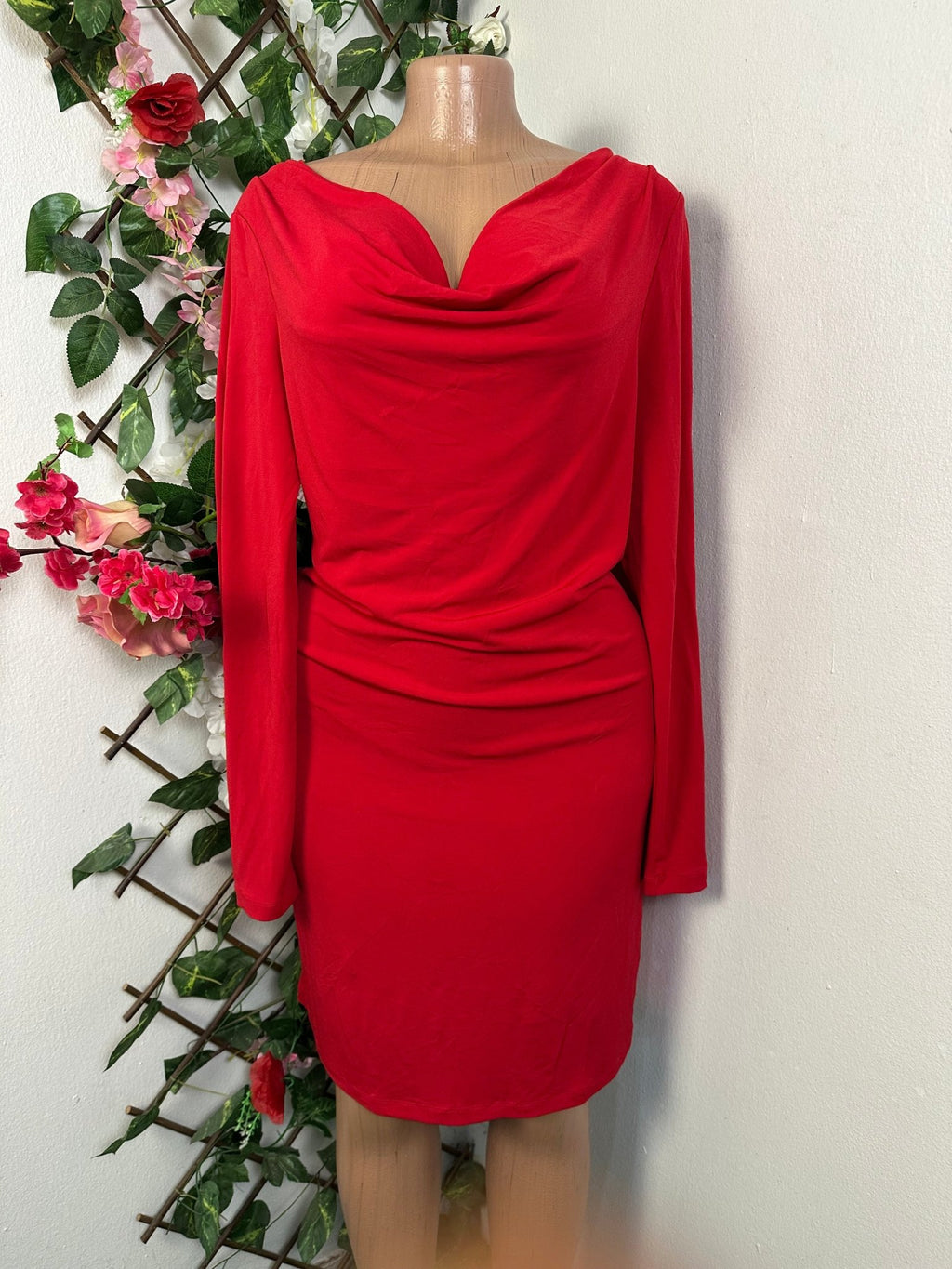 Robe moulante longue manche - Perluna Store - kinshasa