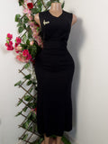 Robe moulante longue manches longue - Perluna Store