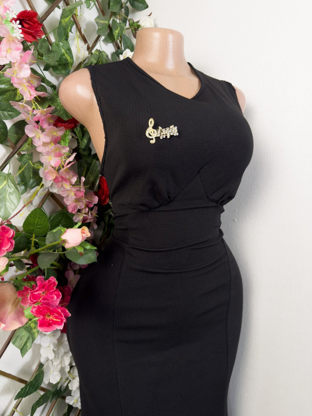 Robe moulante longue manches longue - Perluna Store