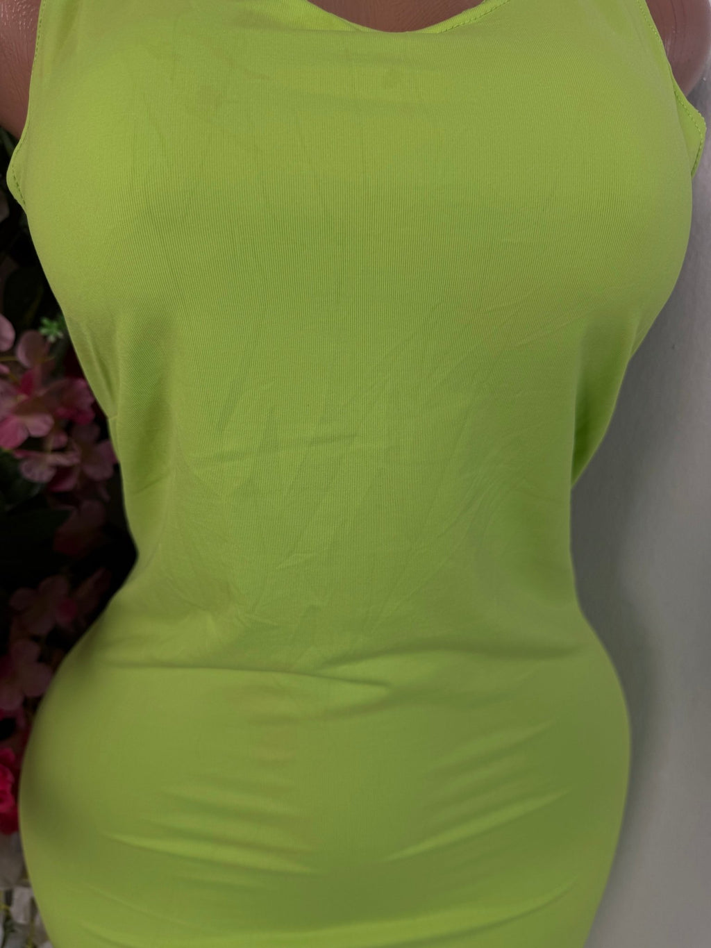 Robe moulante longue sans manche - Perluna Store - kinshasa