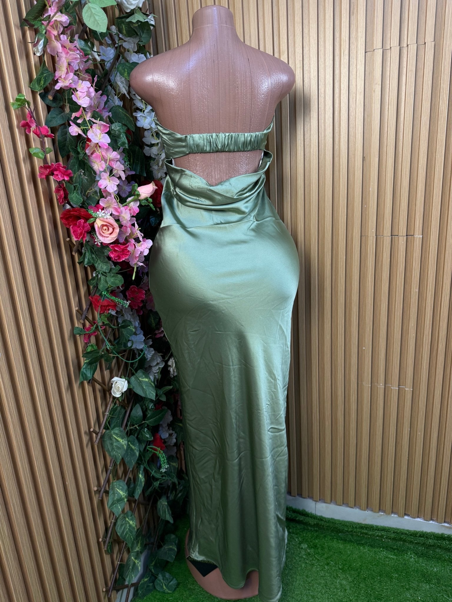 Robe moulante longue sans manches bustier - Perluna Store