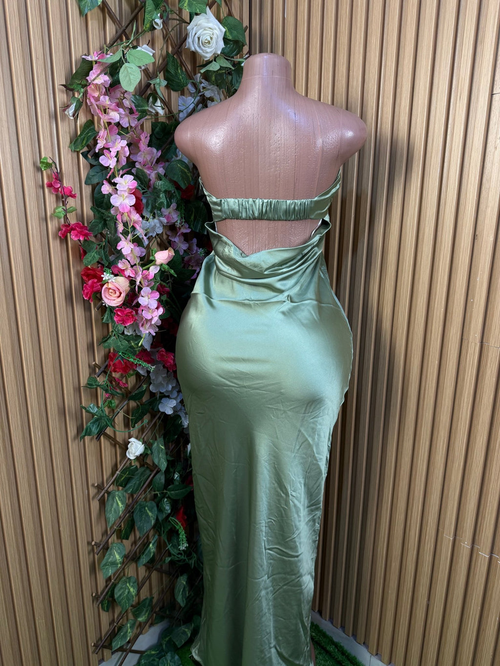 Robe moulante longue sans manches bustier - Perluna Store
