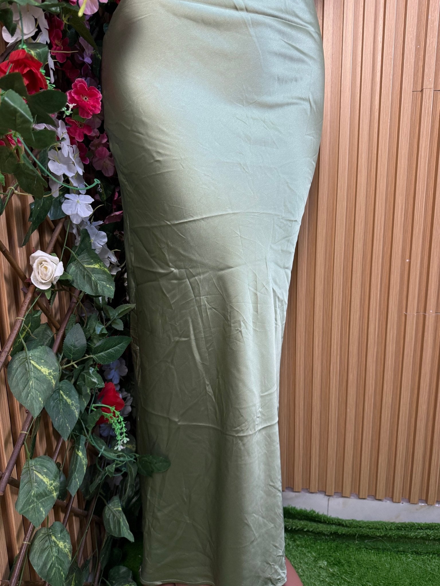 Robe moulante longue sans manches bustier - Perluna Store