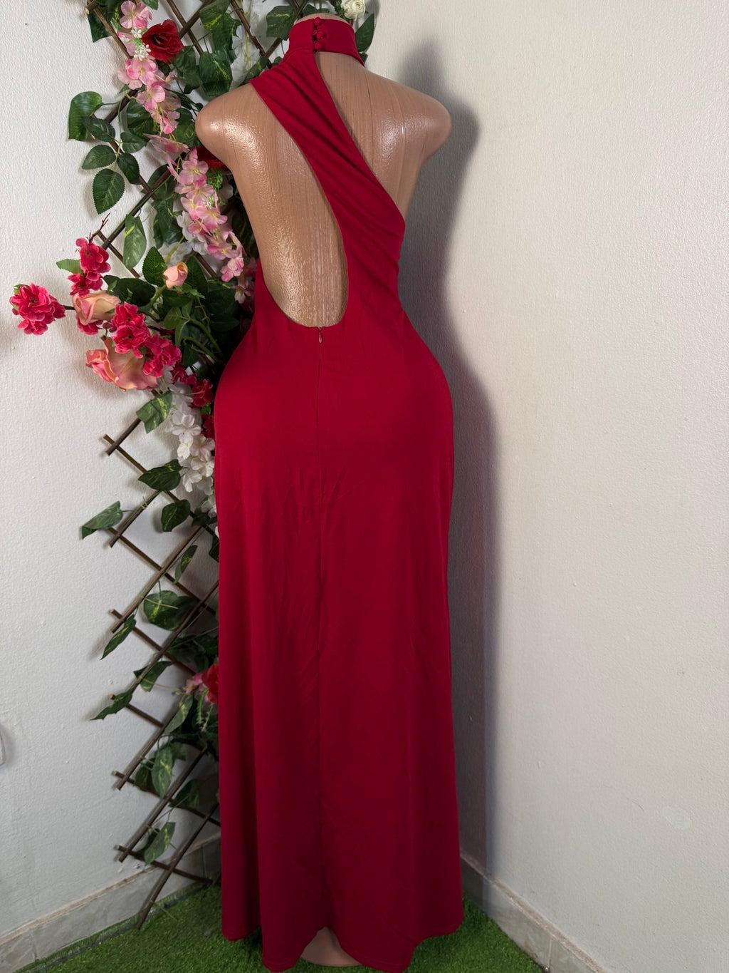 Robe moulante longue sans manches dénudée - Perluna Store