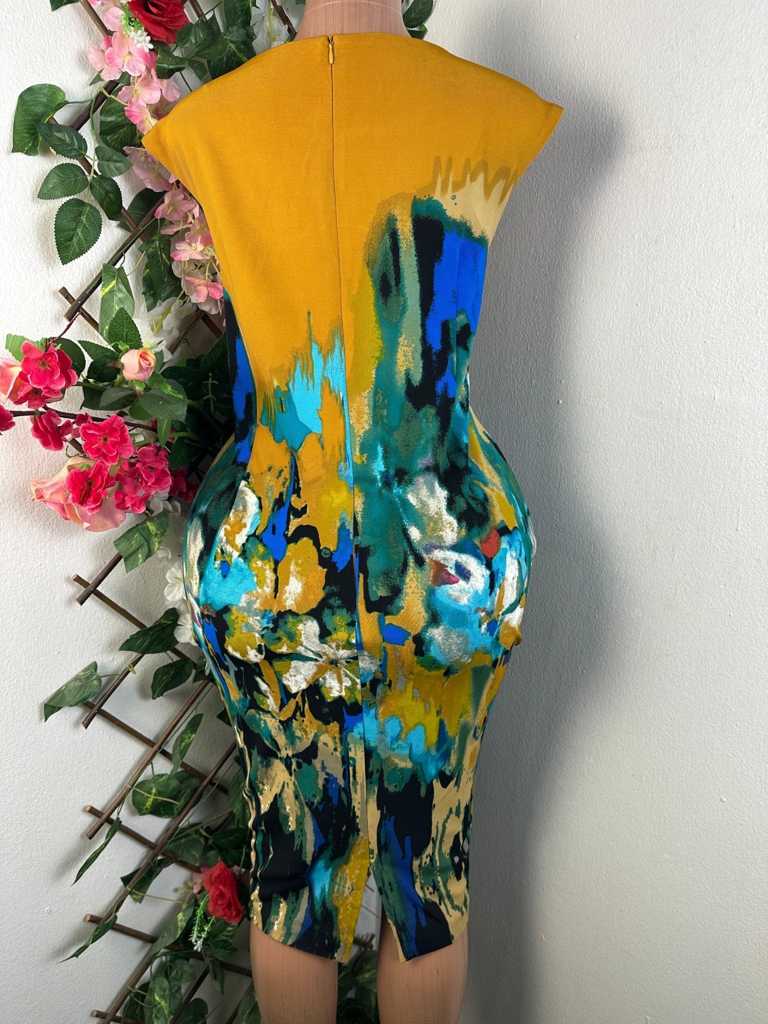 Robe moulante longue sans manches - Perluna Store