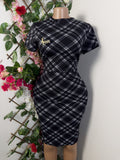 Robe moulante manches courtes - Perluna Store