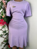 Robe moulante manches courtes - Perluna Store - kinshasa