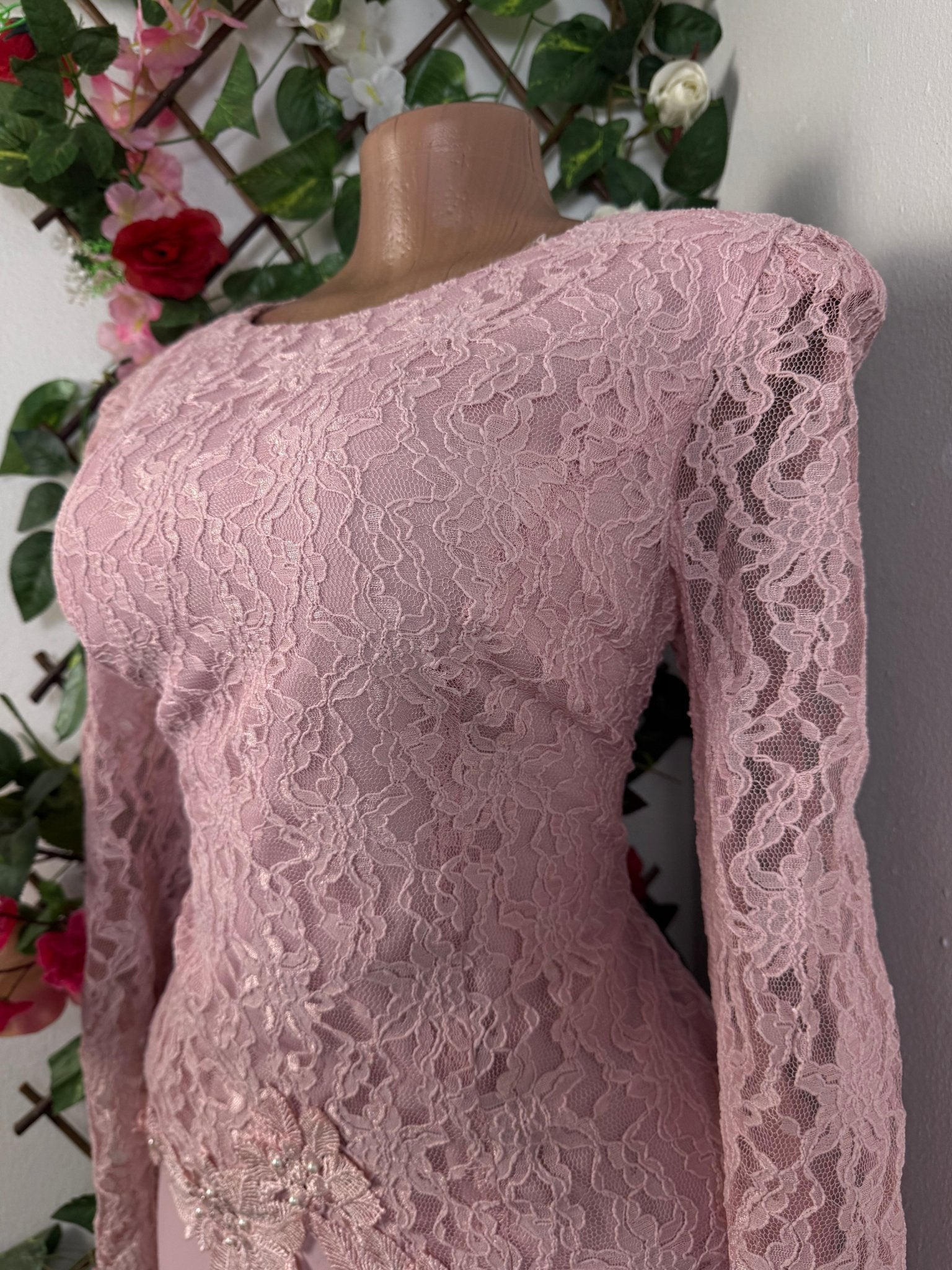 Robe moulante manches longue imprimée bretelles - Perluna Store - kinshasa