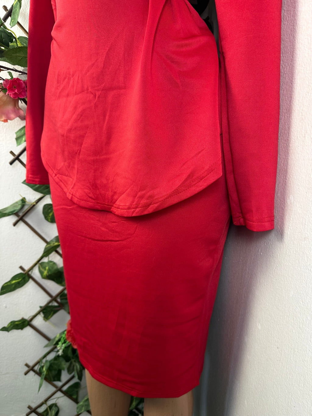 Robe moulante manches longue - Perluna Store - kinshasa