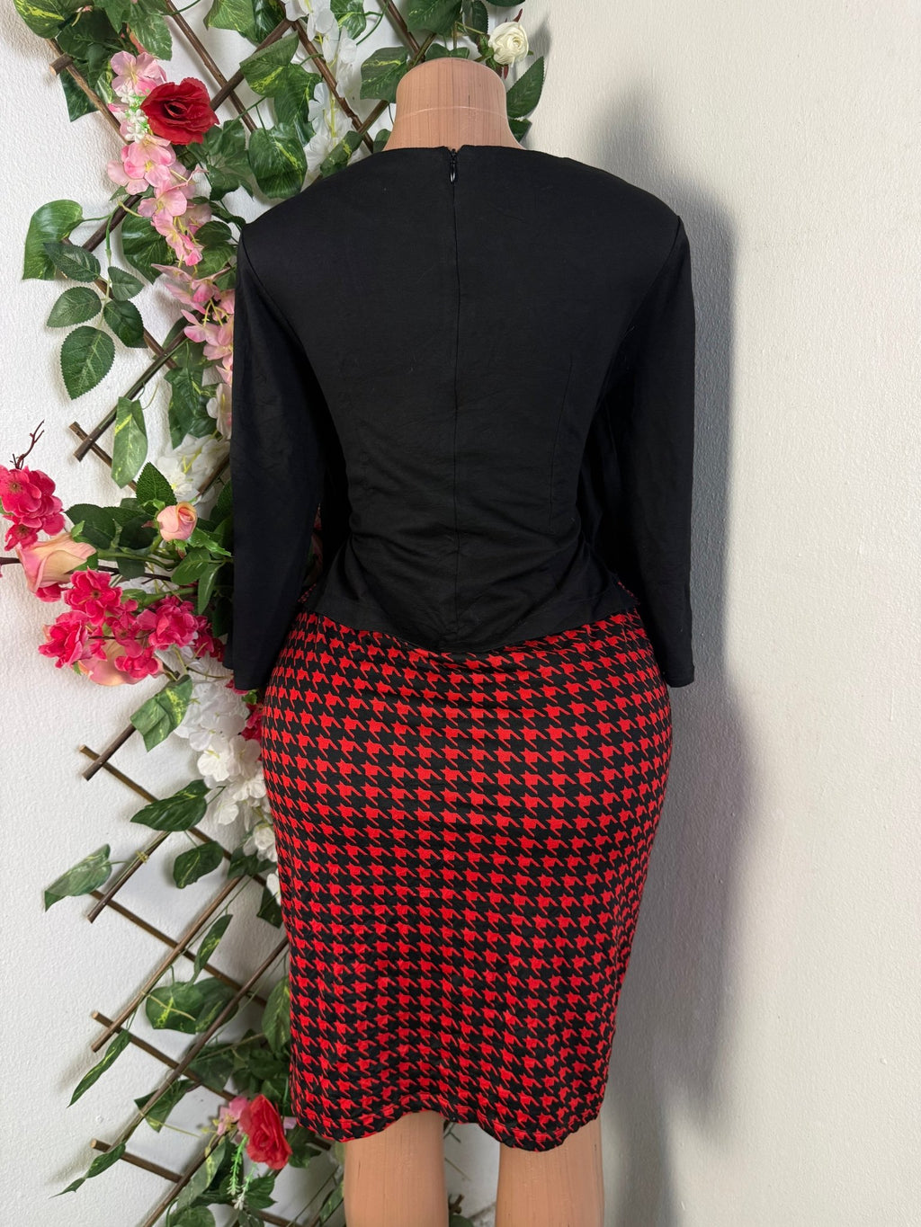 Robe moulante manches longues avec pare-dessus - Perluna Store
