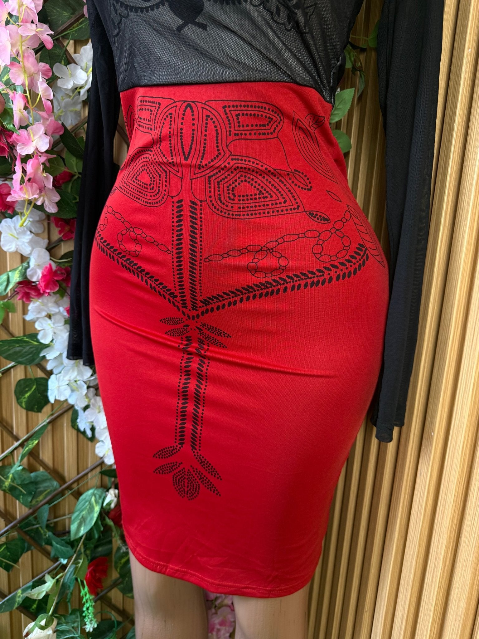 Robe moulante manches longues décolletée - Perluna Store