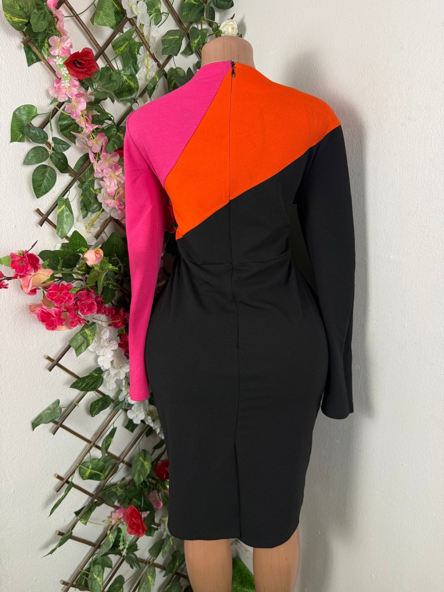 Robe moulante manches longues stylée - Perluna Store
