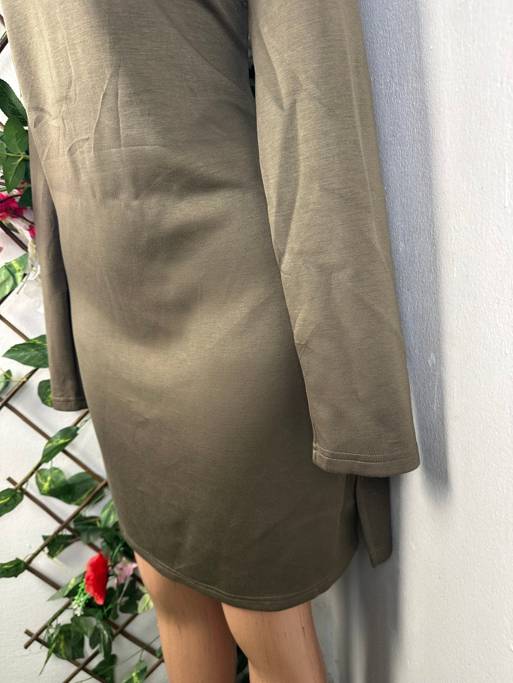 Robe moulante manches longues - Perluna Store - kinshasa