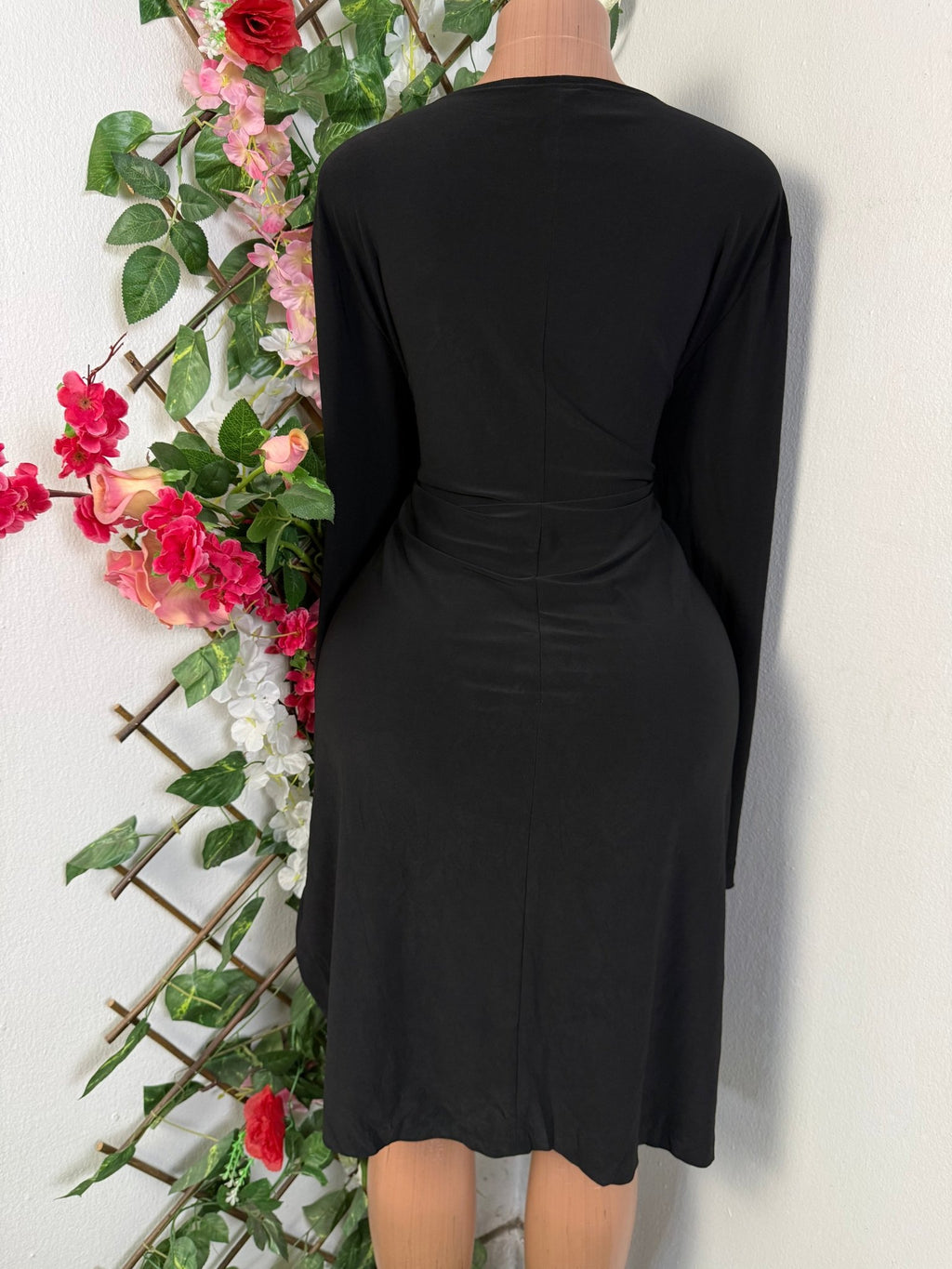 Robe moulante manches longues - Perluna Store - kinshasa