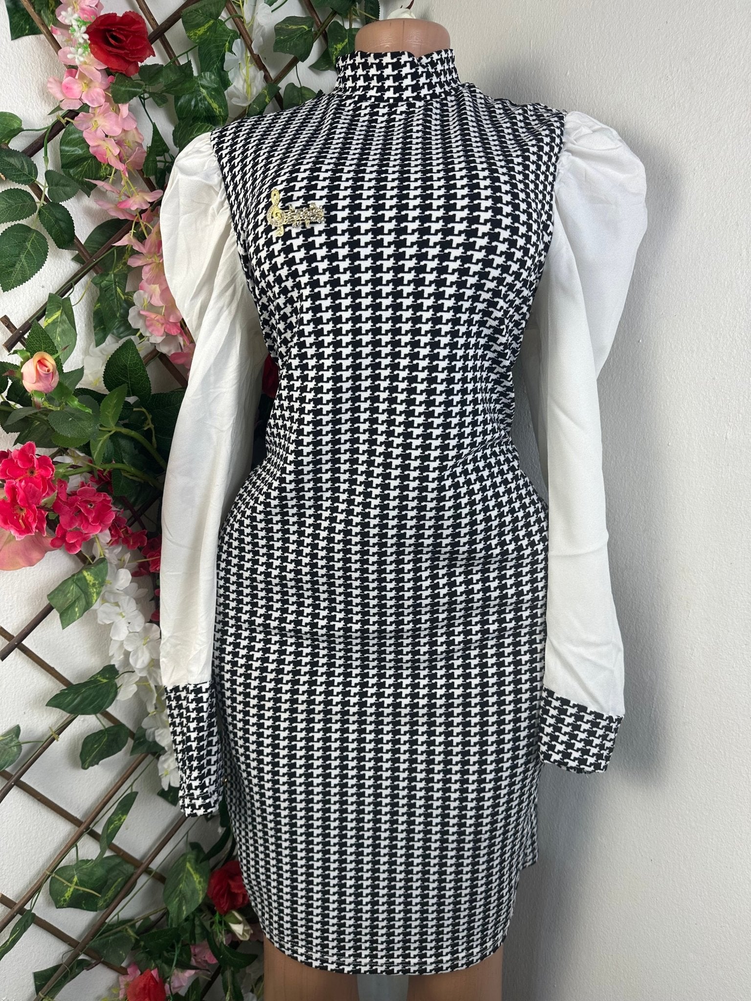 Robe moulante manches longues - Perluna Store - kinshasa