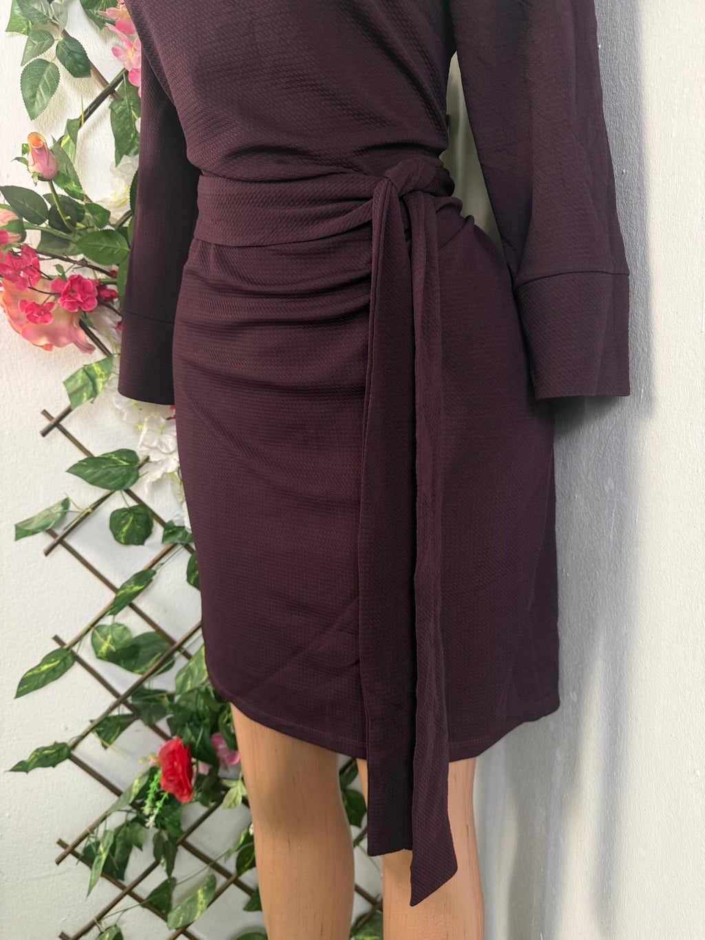 Robe moulante manches longues - Perluna Store