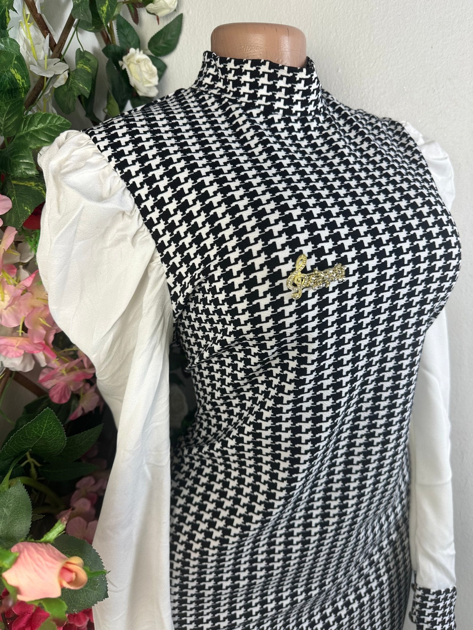 Robe moulante manches longues - Perluna Store - kinshasa