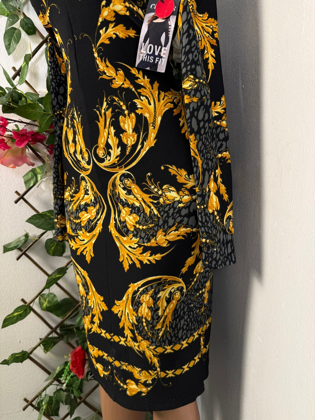 Robe moulante mancheslongues dénudée - Perluna Store