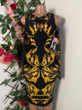 Robe moulante mancheslongues dénudée - Perluna Store