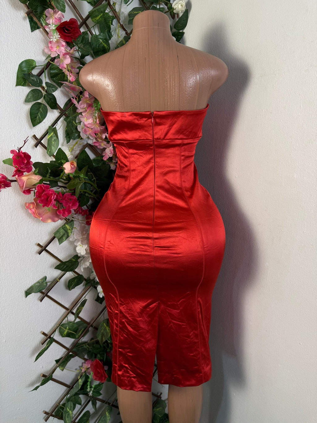 Robe moulante sans manches bustier - Perluna Store