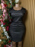 Robe moulante sans manches décollectuée - Perluna Store