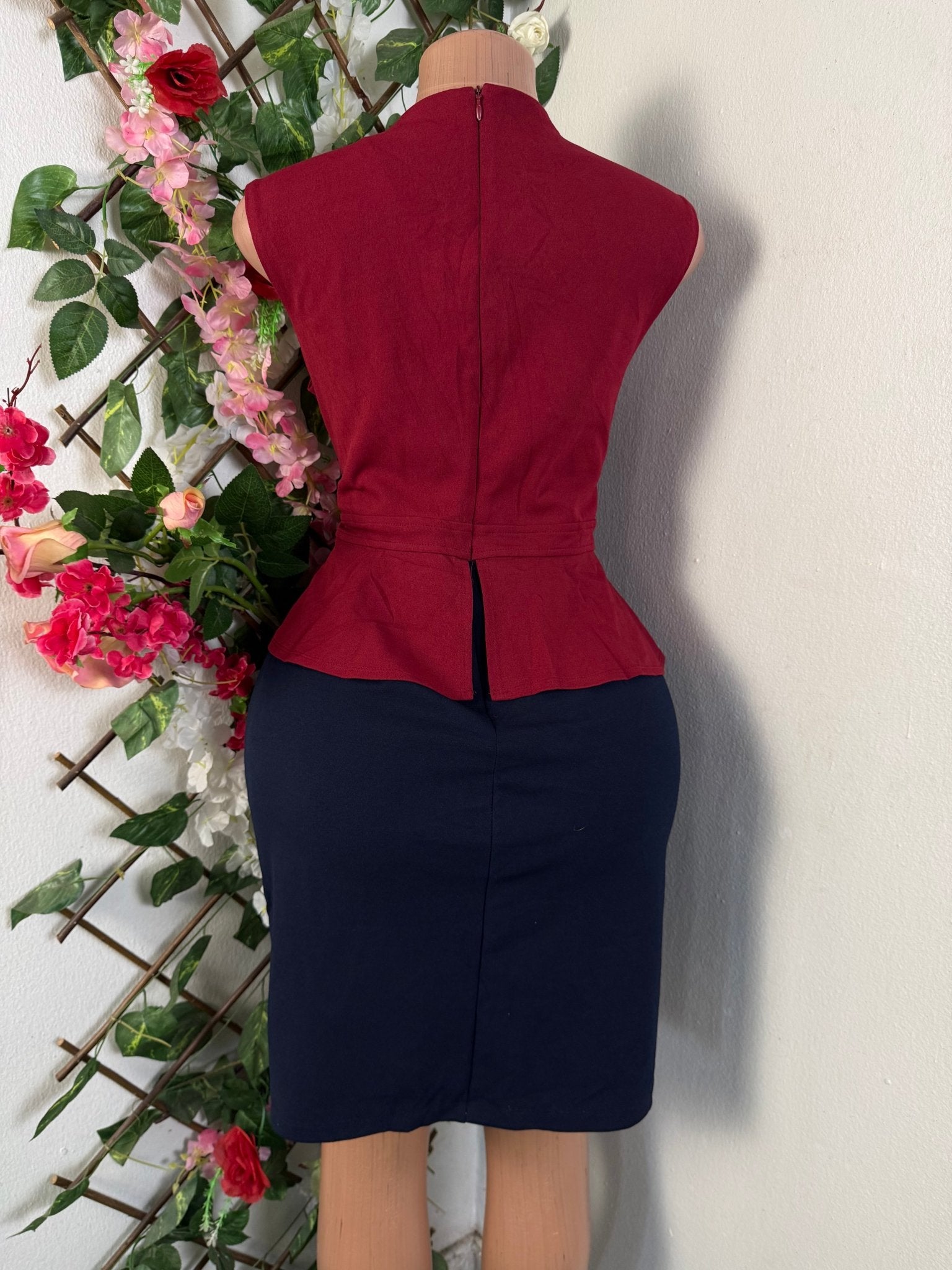 Robe moulante sans manches deux temps - Perluna Store