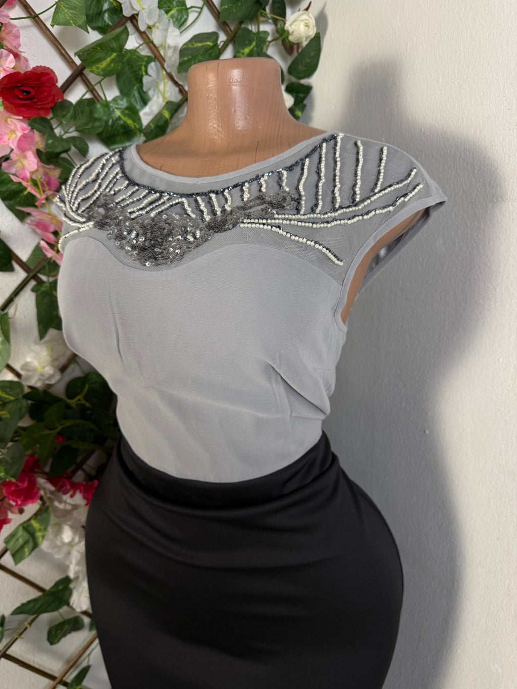 Robe moulante sans manches deux temps - Perluna Store