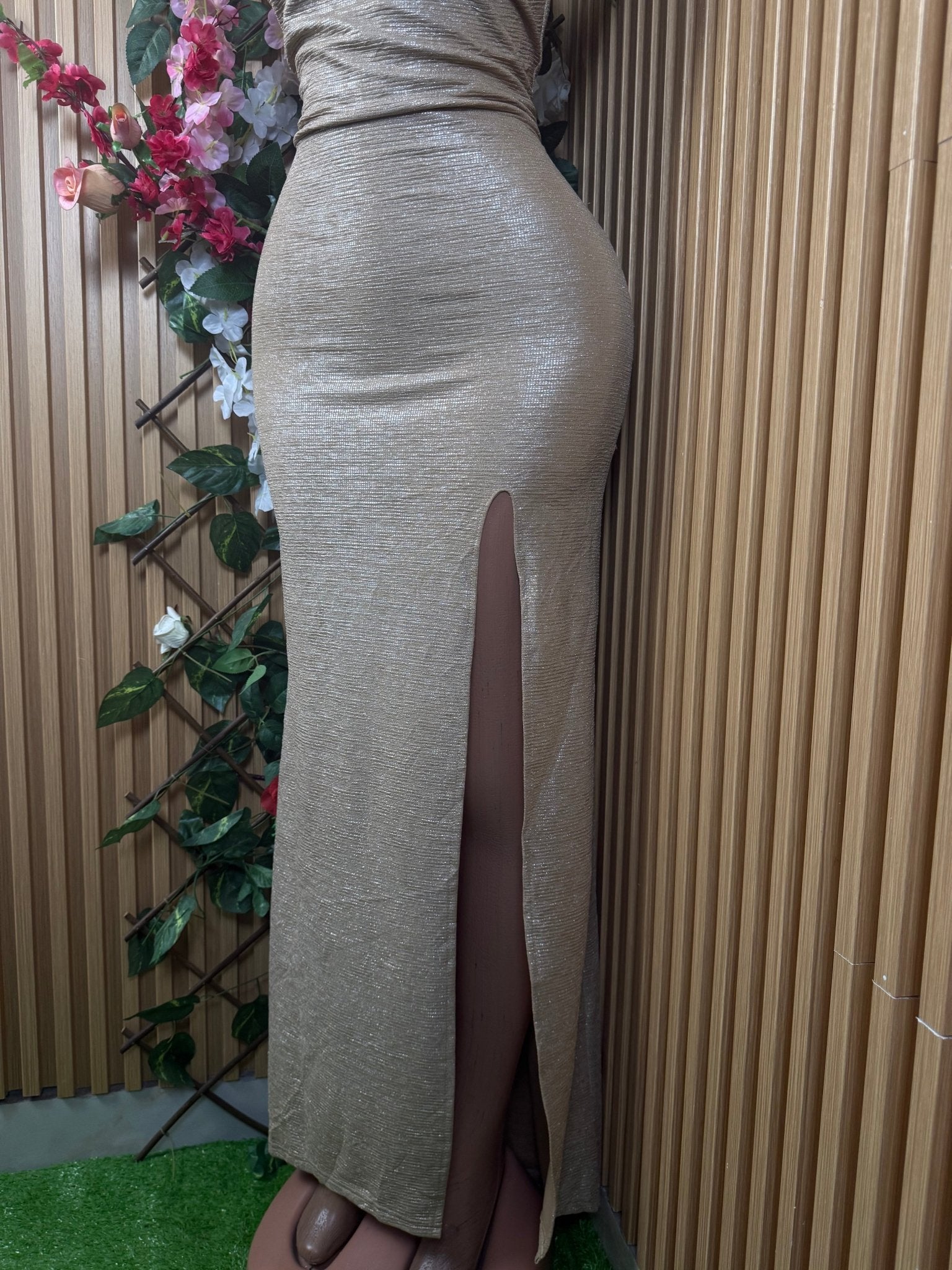 Robe moulante sans manches dos-nu - Perluna Store