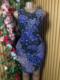 Robe moulante sans manches drapée - Perluna Store