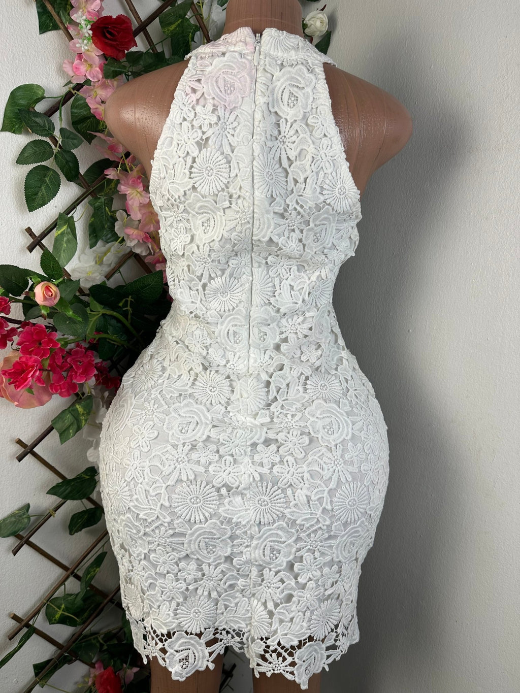 Robe moulante sans manches imprimée bretelle - Perluna Store - kinshasa
