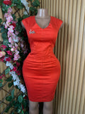 Robe moulante sans manches - Perluna Store