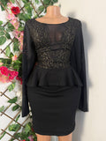 Robe moulante slim manches longues - Perluna Store
