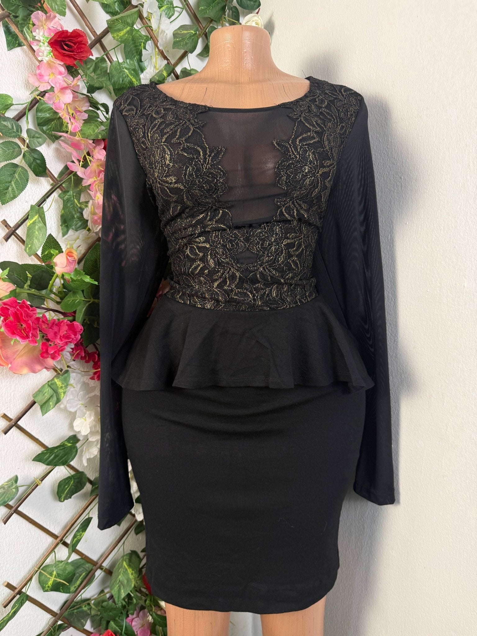 Robe moulante slim manches longues - Perluna Store