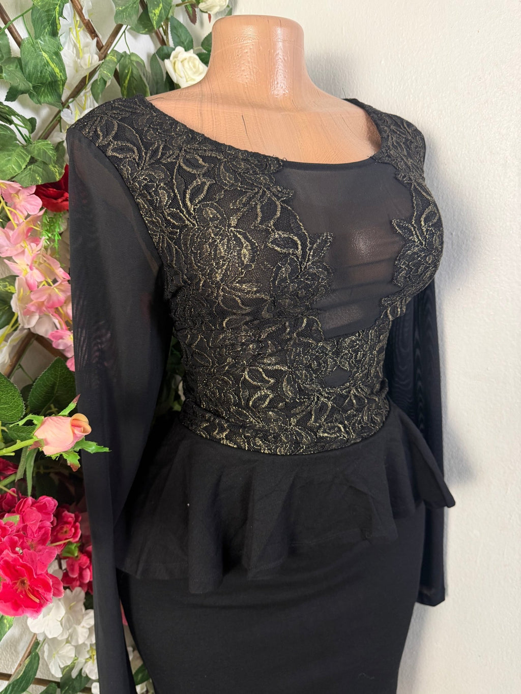 Robe moulante slim manches longues - Perluna Store
