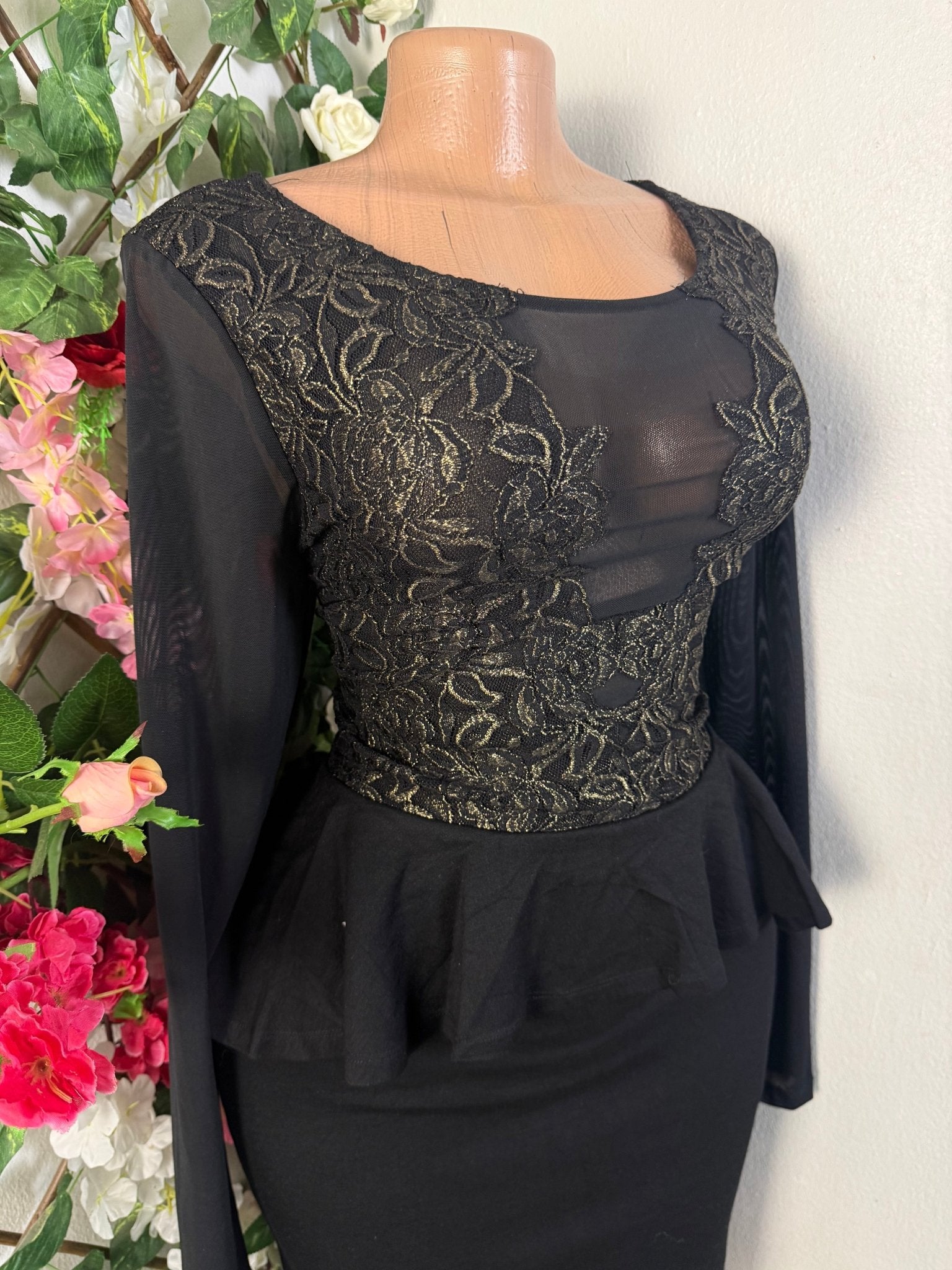 Robe moulante slim manches longues - Perluna Store