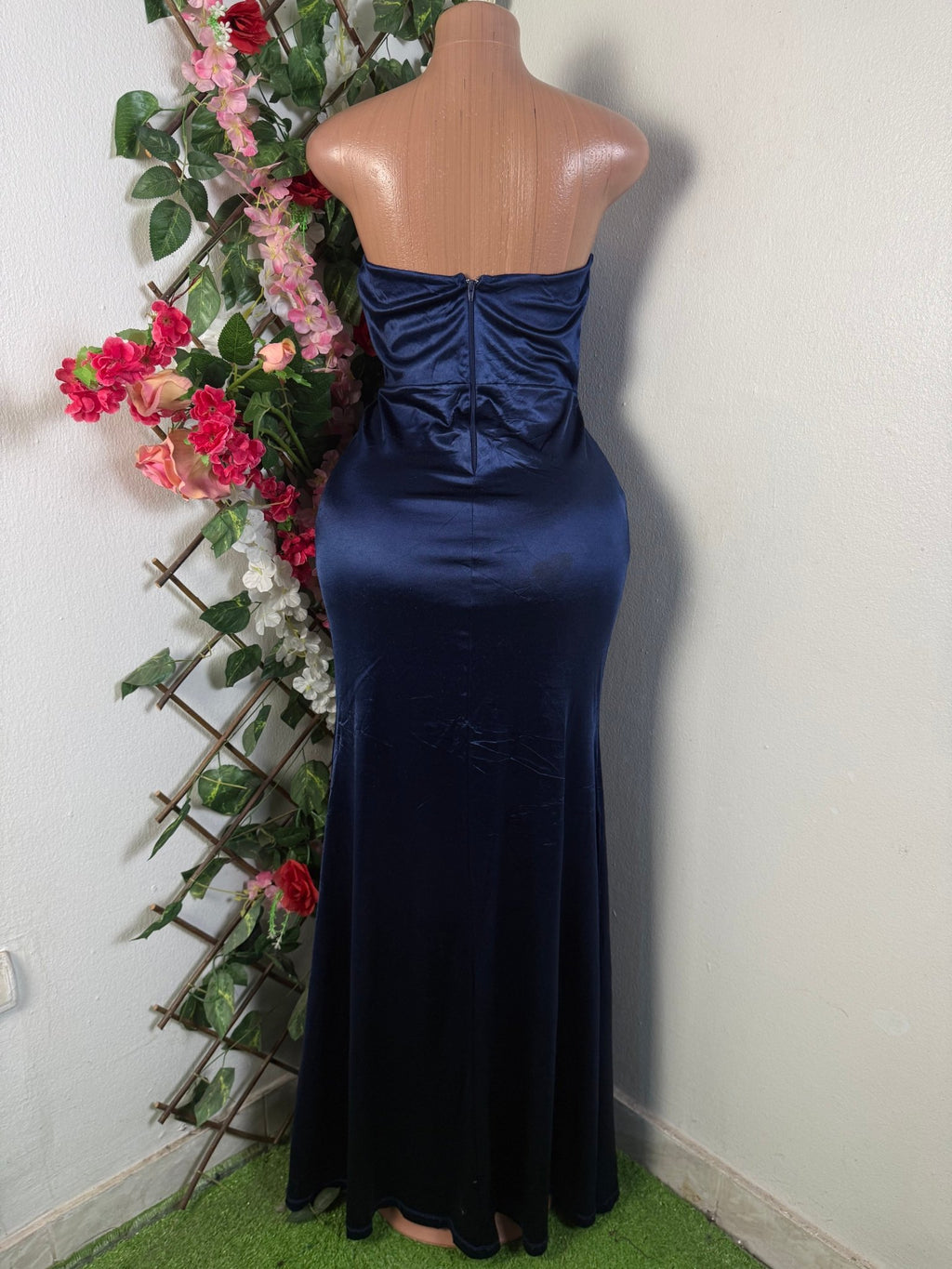 Robe moulante slim sans manches bustier - Perluna Store