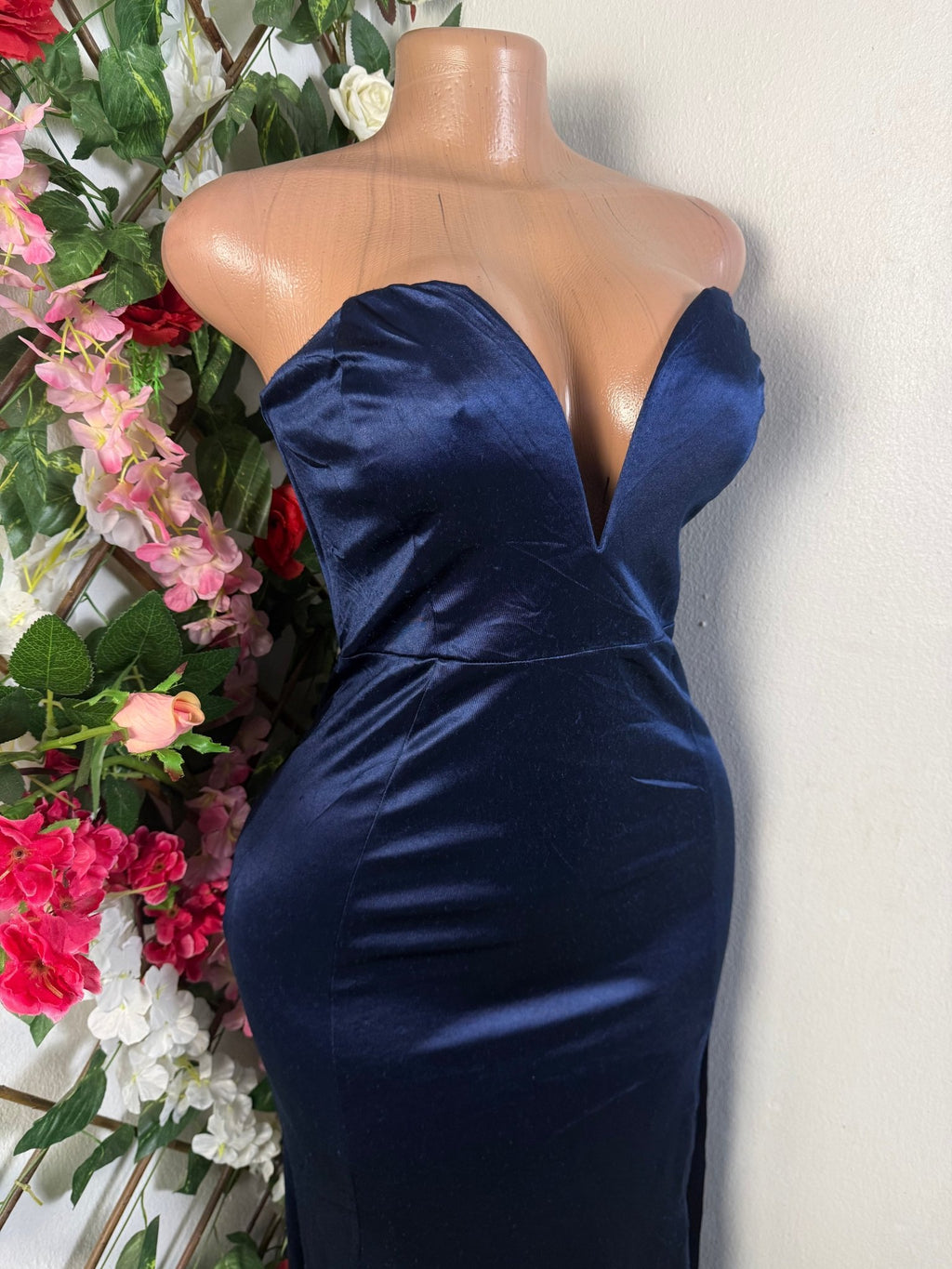 Robe moulante slim sans manches bustier - Perluna Store