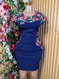Robe moulante slim sans manches décollectée - Perluna Store
